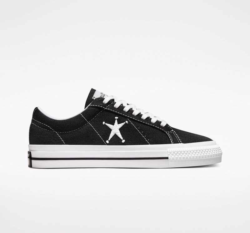 Converse one star outlet white and black